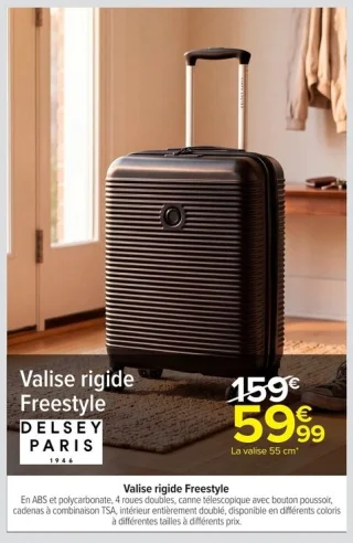 Valise rigide Freestyle DELSEY PARIS