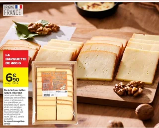 Raclette tranchettes nature et brézain