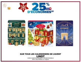 Calendriers de l'Avent Lindt
