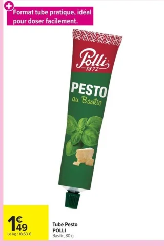 Tube Pesto Basilic POLLI