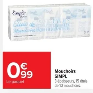 Mouchoirs SIMPL