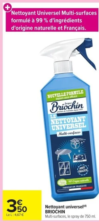Nettoyant universel Briochin Multi-surfaces