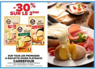 Fromages à raclette Carrefour