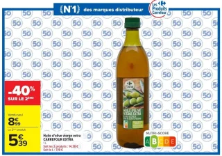 Huile d'olive vierge extra CARREFOUR EXTRA