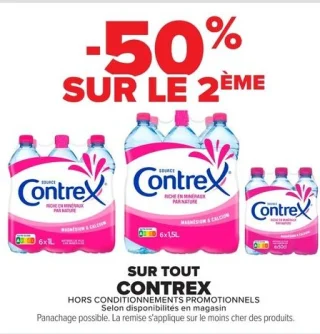 Eaux minérales Contrex