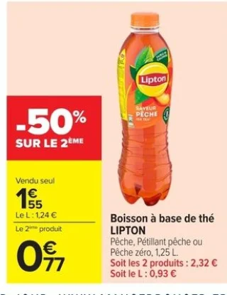 Boisson à base de thé LIPTON