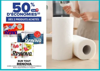 Sur tout Renova (Essuie-tout / Papier toilette)