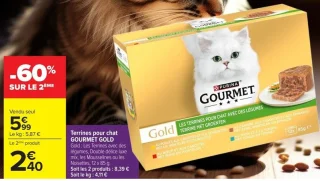 Terrines pour chat GOURMET GOLD