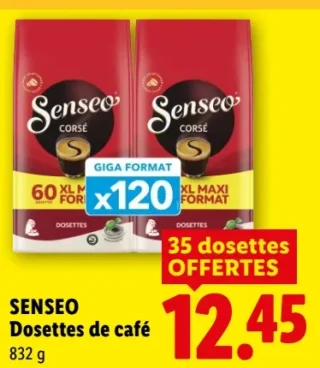 SENSEO Dosettes de café Corsé