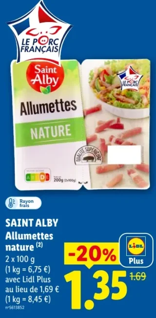 SAINT ALBY Allumettes nature