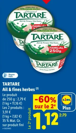 TARTARE Ail & fines herbes