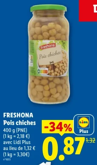 Freshona Pois chiches