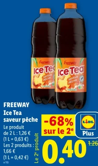 Freeway Ice Tea saveur pêche