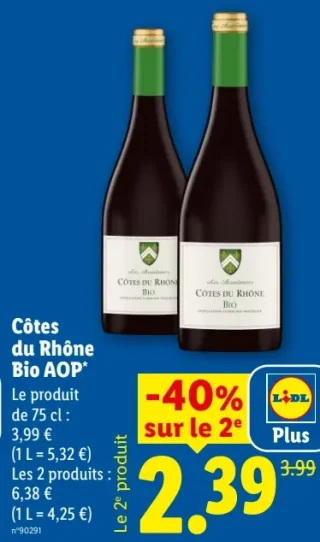 Les Aumôniers Côtes du Rhône Bio AOP