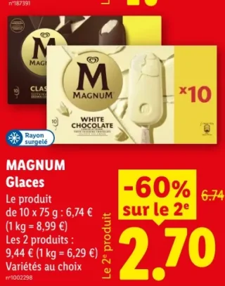 MAGNUM Glaces