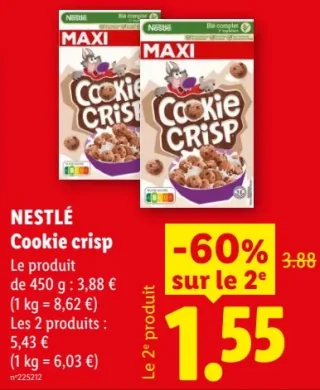 NESTLÉ Cookie crisp