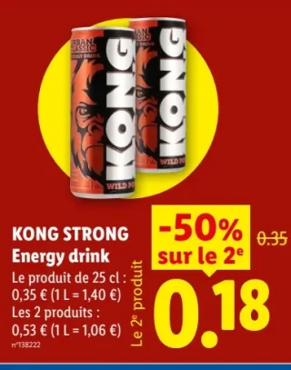 KONG STRONG Energy drink