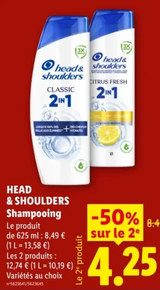 HEAD & SHOULDERS Shampooing