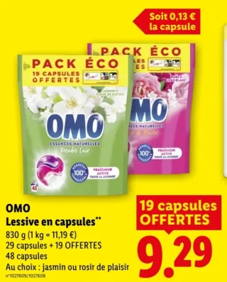 OMO Lessive en capsules