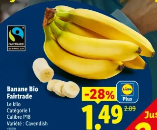 Banane Bio Fairtrade