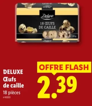 DELUXE Œufs de caille