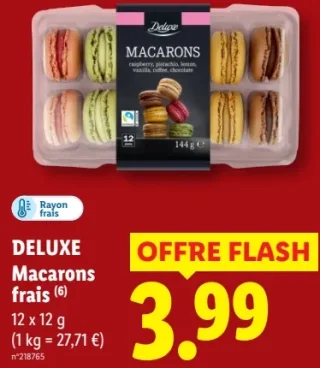 DELUXE Macarons frais
