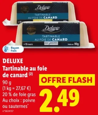 Deluxe Tartinable au foie de canard