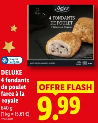 Deluxe 4 fondants de poulet farce à la royale