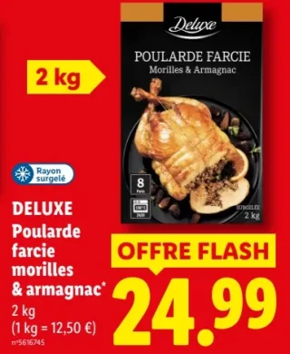 Deluxe Poularde farcie morilles & armagnac
