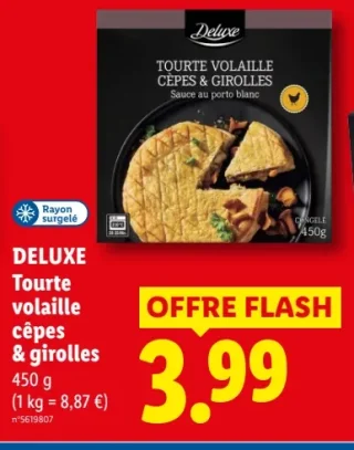 Deluxe Tourte volaille cêpes & girolles