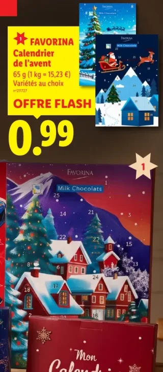 Favorina Calendrier de l'avent