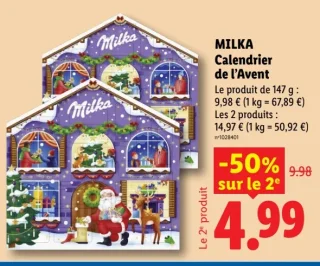 MILKA Calendrier de l'Avent