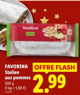 Favorina Stollen aux pommes