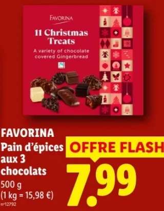 Favorina Pain d'épices aux 3 chocolats