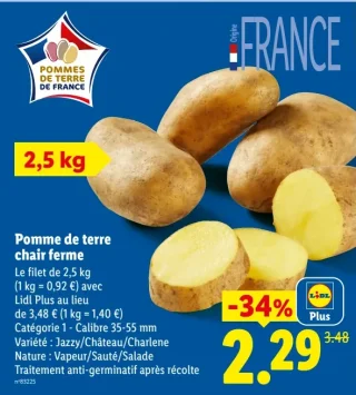 Pomme de terre chair ferme