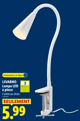 LIVARNO Lampe LED à pince
