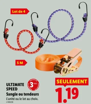 ULTIMATE SPEED Sangle ou tendeurs
