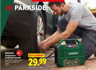 PARKSIDE Compresseur numérique portatif