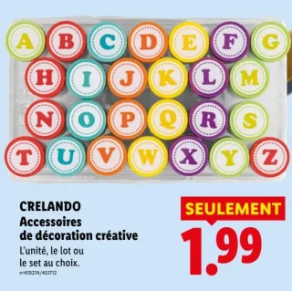 CRELANDO Accessoires de décoration créative