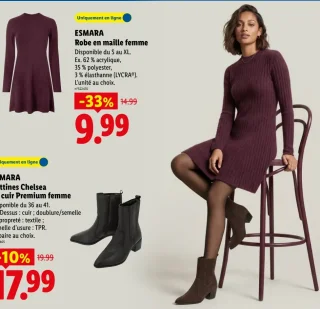 Robe en maille femme ESMARA