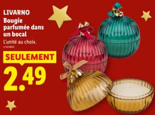 LIVARNO Bougie parfumée dans un bocal