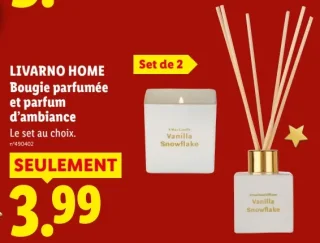 LIVARNO HOME Bougie parfumée et parfum d'ambiance