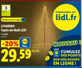 LIVARNO Sapin de Noël LED