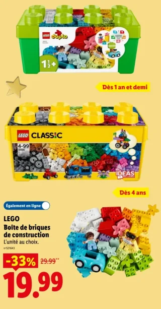 LEGO Boîte de briques de construction