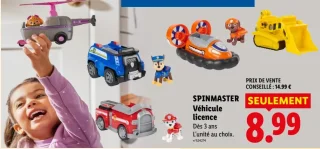 SPINMASTER Véhicule licence