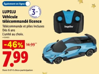 LUPILU Véhicule télécommandé licence