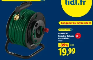 PARKSIDE Enrouleur de tuyau pneumatique
