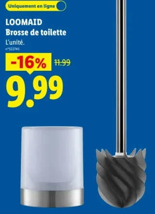 LOOMAID Brosse de toilette