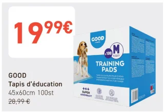 GOOD Tapis d'éducation 45x60cm 100st