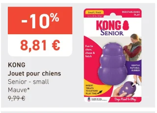 KONG Jouet pour chiens Senior - small Mauve*
